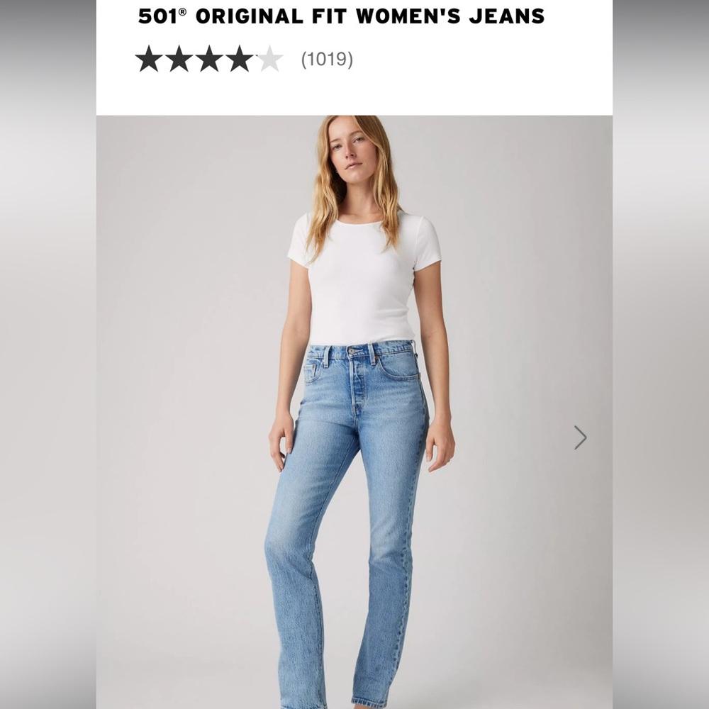 Levi's 501 Straight Leg Women's Jeans